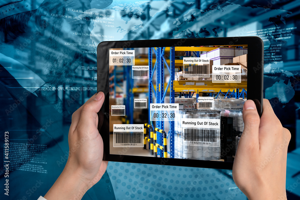 Smart warehouse management system using augmented reality technology to identify package picking and