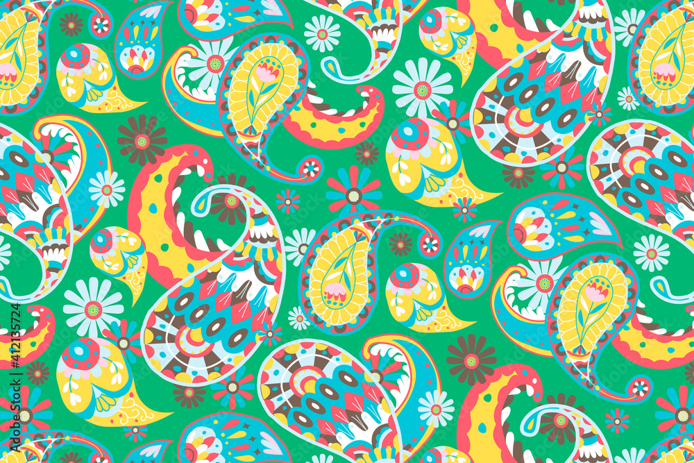 Paisley pattern background