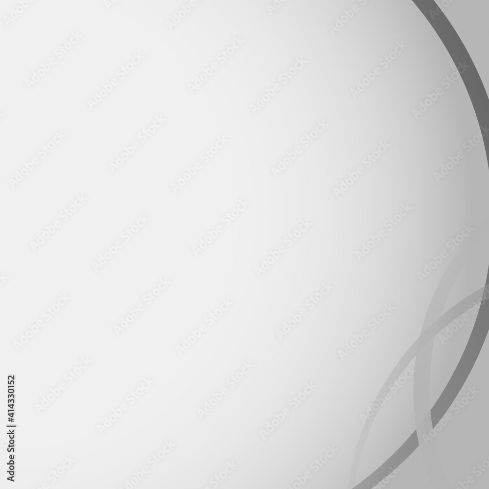 Gray curve frame template vector