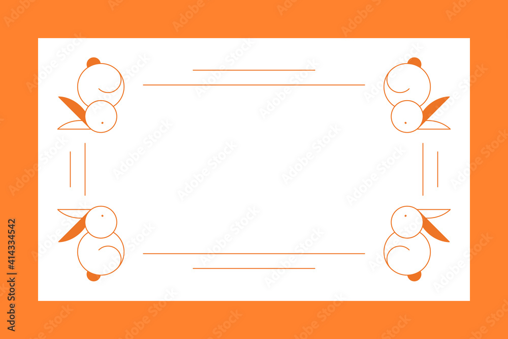 White rabbit frame Chinese Mid Autumn festival background vector