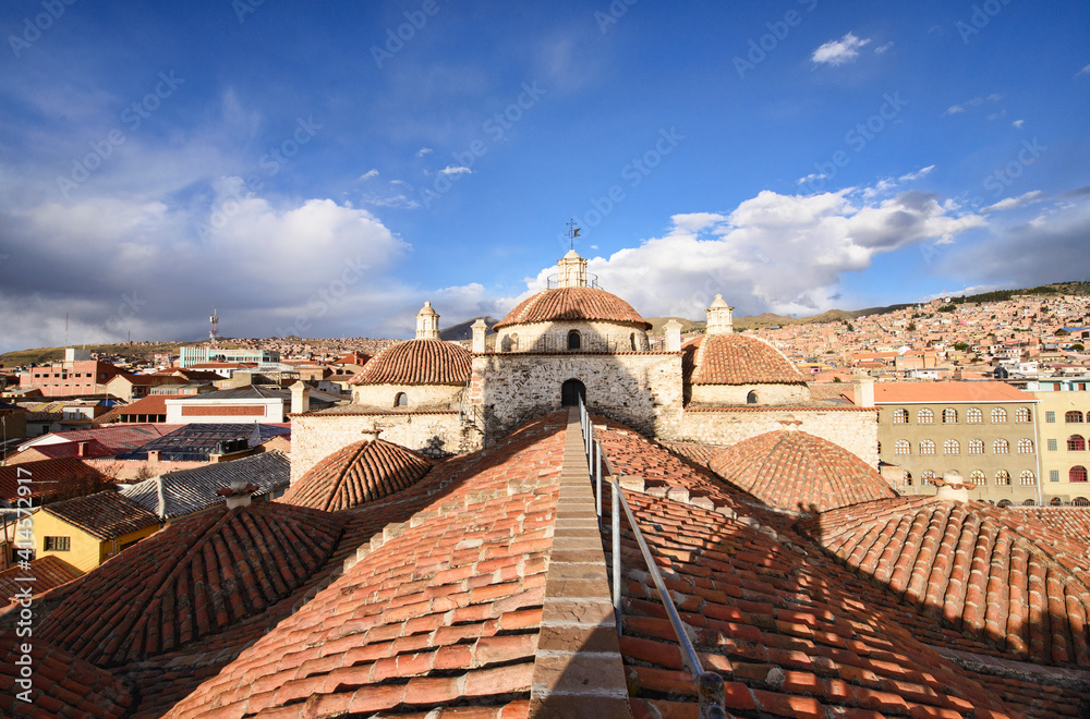 Rooftop view of the San Francisco Church and Convent, Potosí, Bolivia