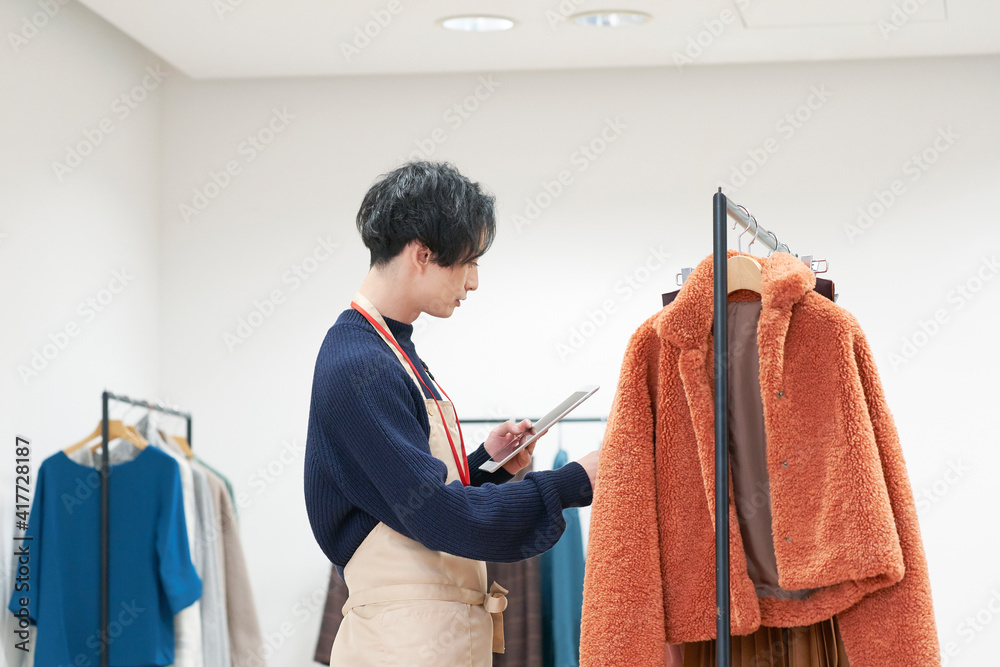 ショップ店員　棚卸し