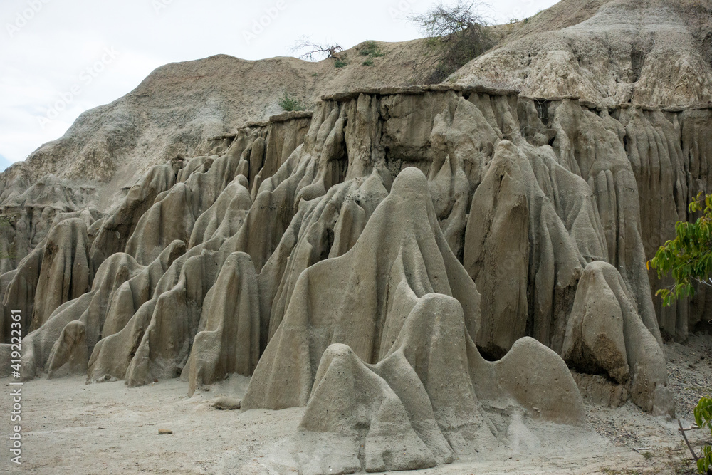 Tatacoa Desert landscape, second largest arid zone in Colombia, South America