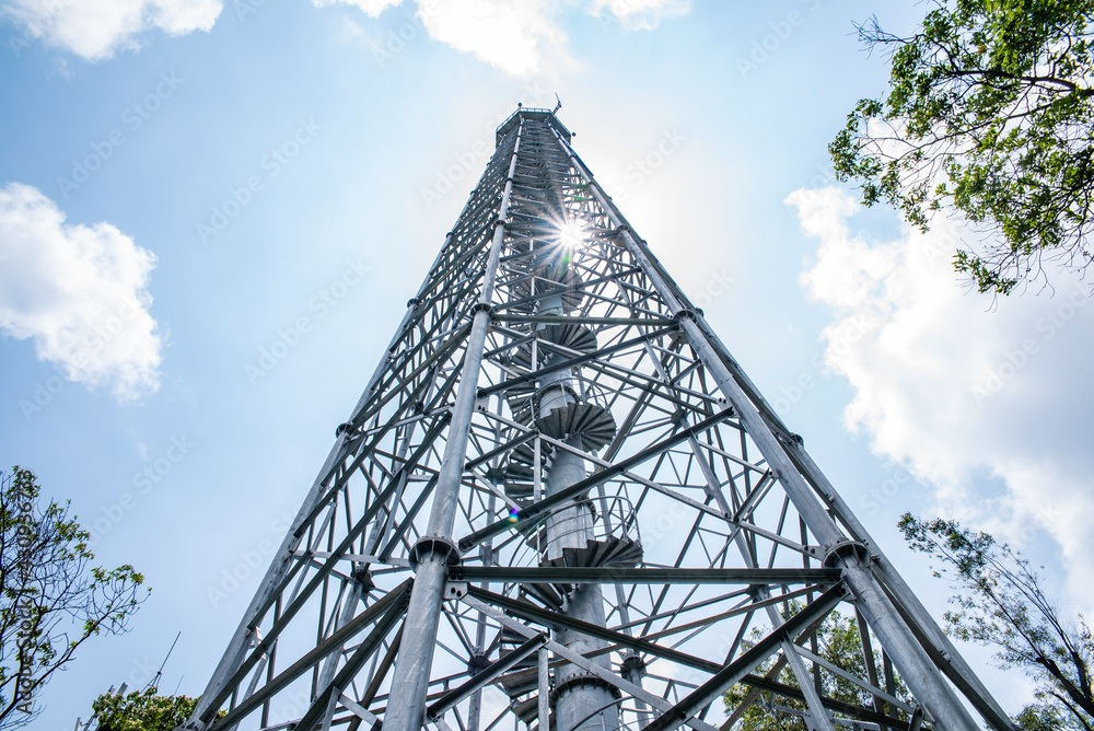 Elevated weather observation tower