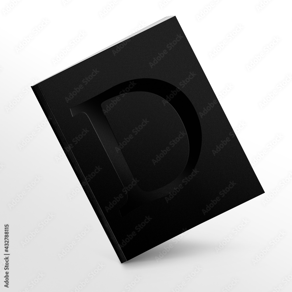 Black hardcover book on the floor