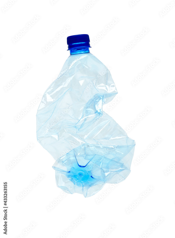 Plastic bottle isolated on white