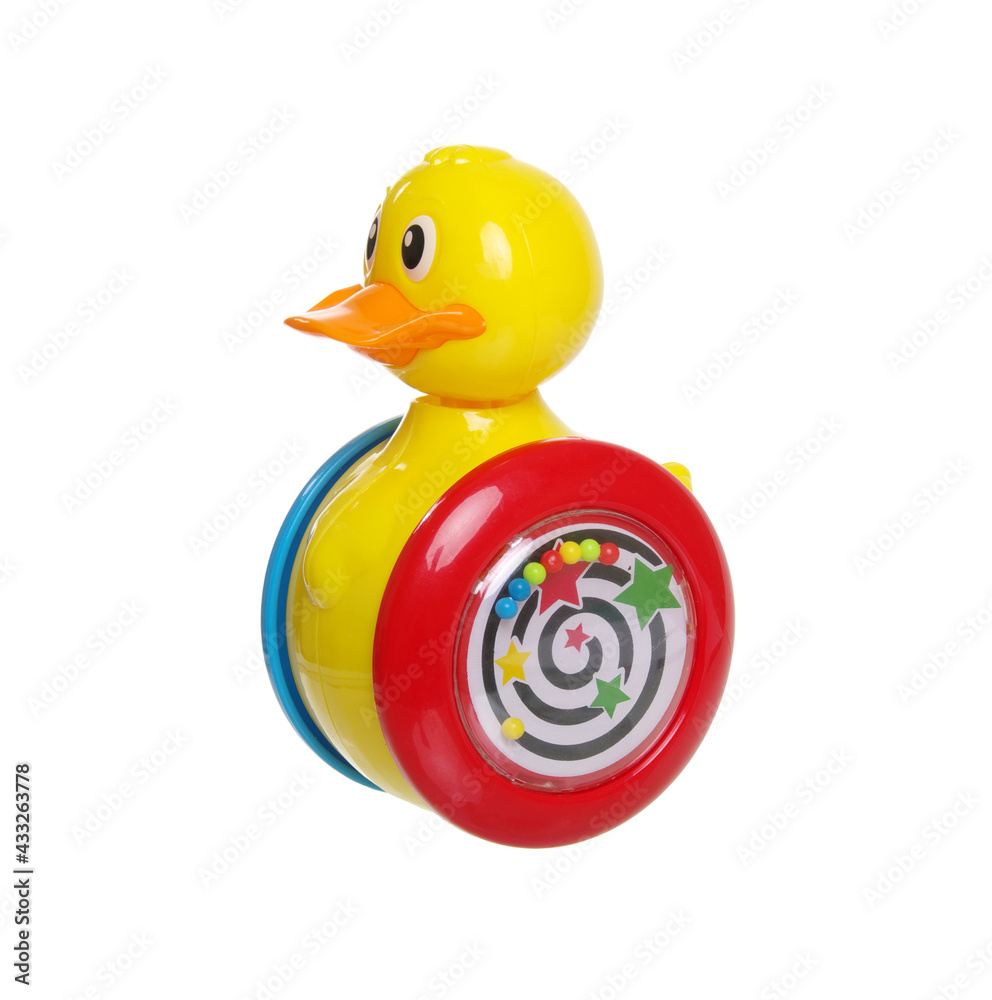  Toy duck isolated on white