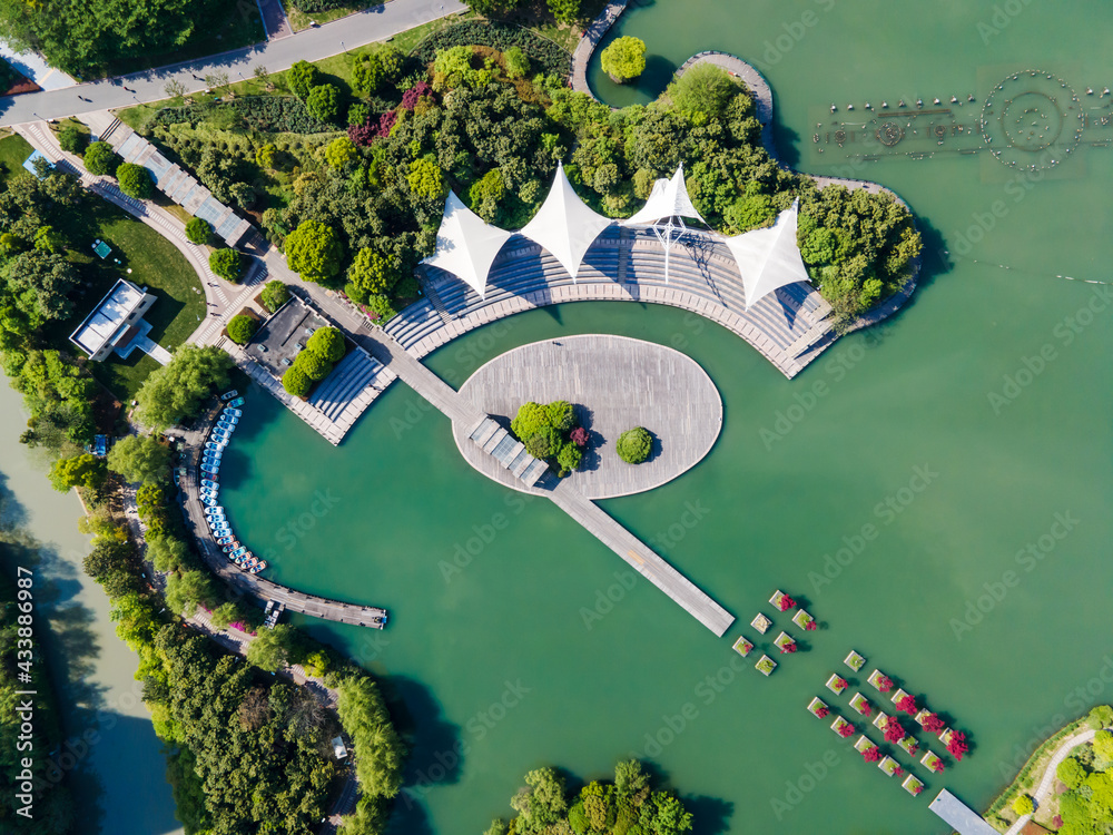 Aerial photography of Changzhou Xintiandi Park