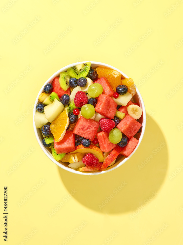 bowl of fresh fruit salad