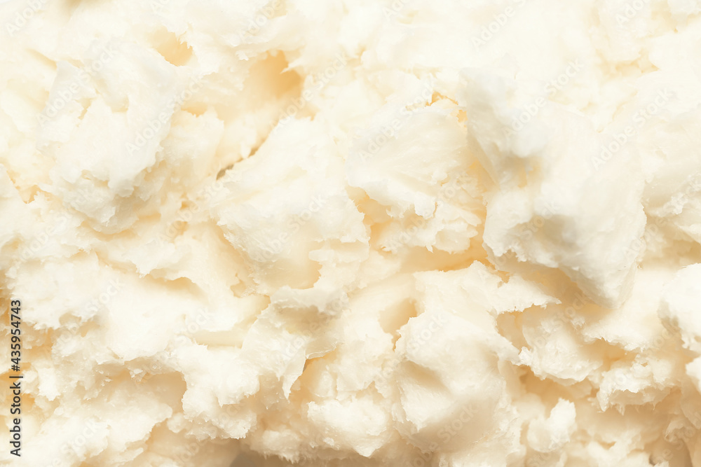 Shea butter as background, closeup