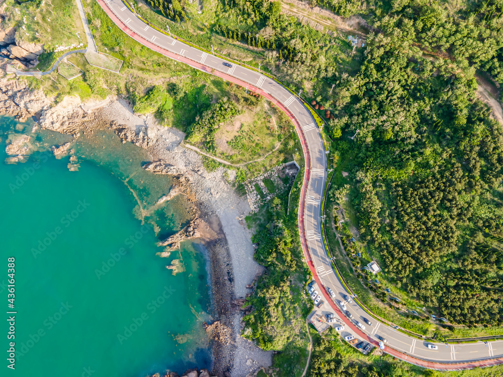 青岛西海岸海岛公路航拍