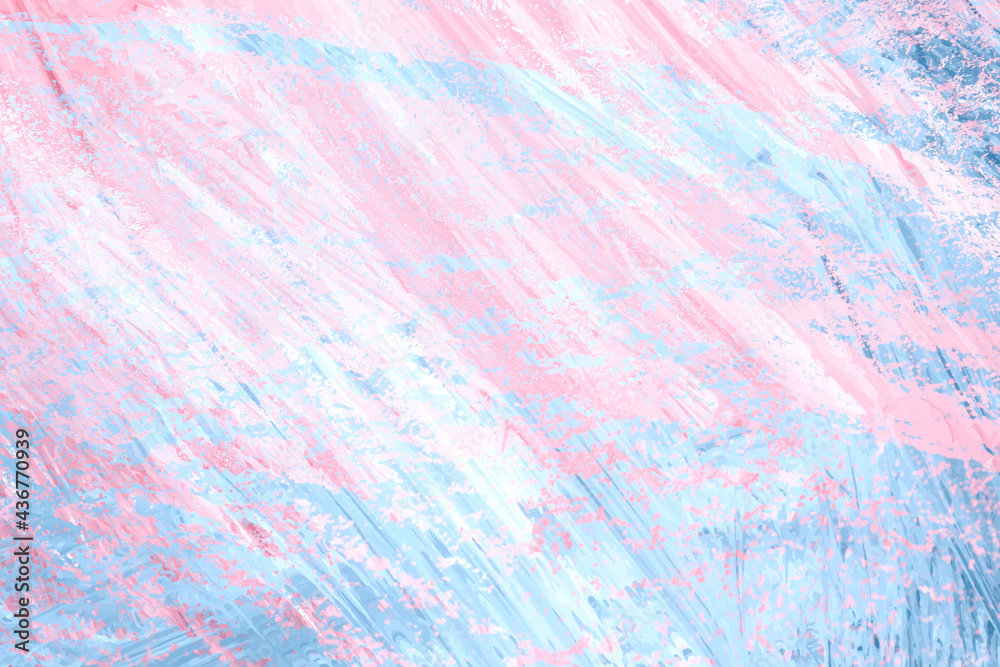 Plastic effect wallpaper pink and blue background