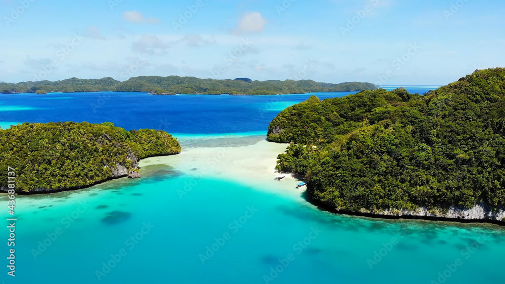 Island in the Philippines beautiful stock photo