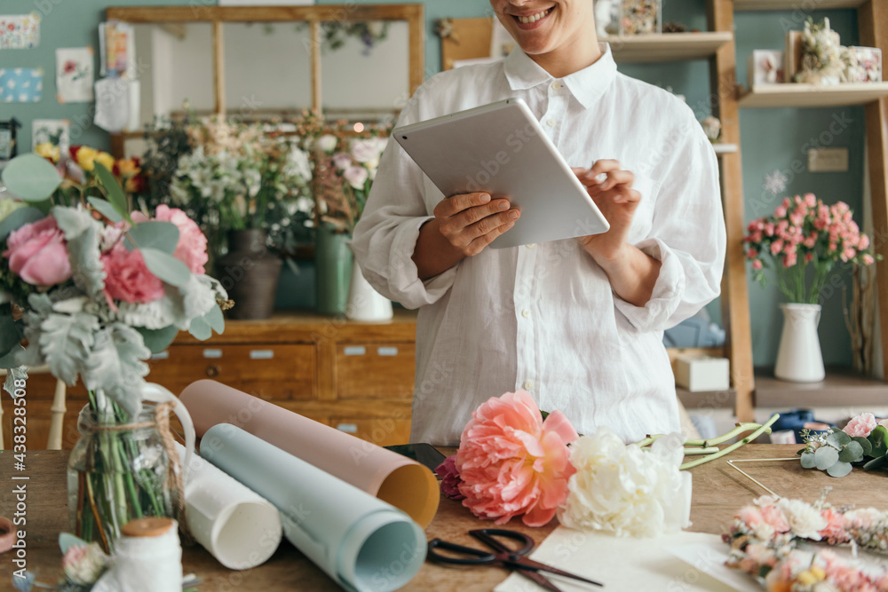 花店里的女人