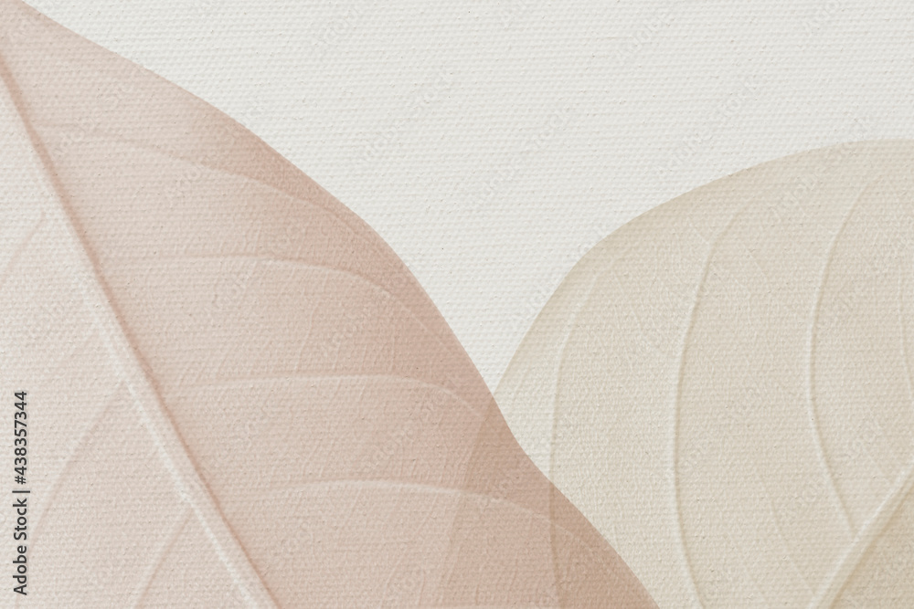 Closeup of beige leaves texture design resource