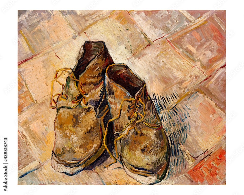 Shoes (1888) by Vincent Van Gogh.