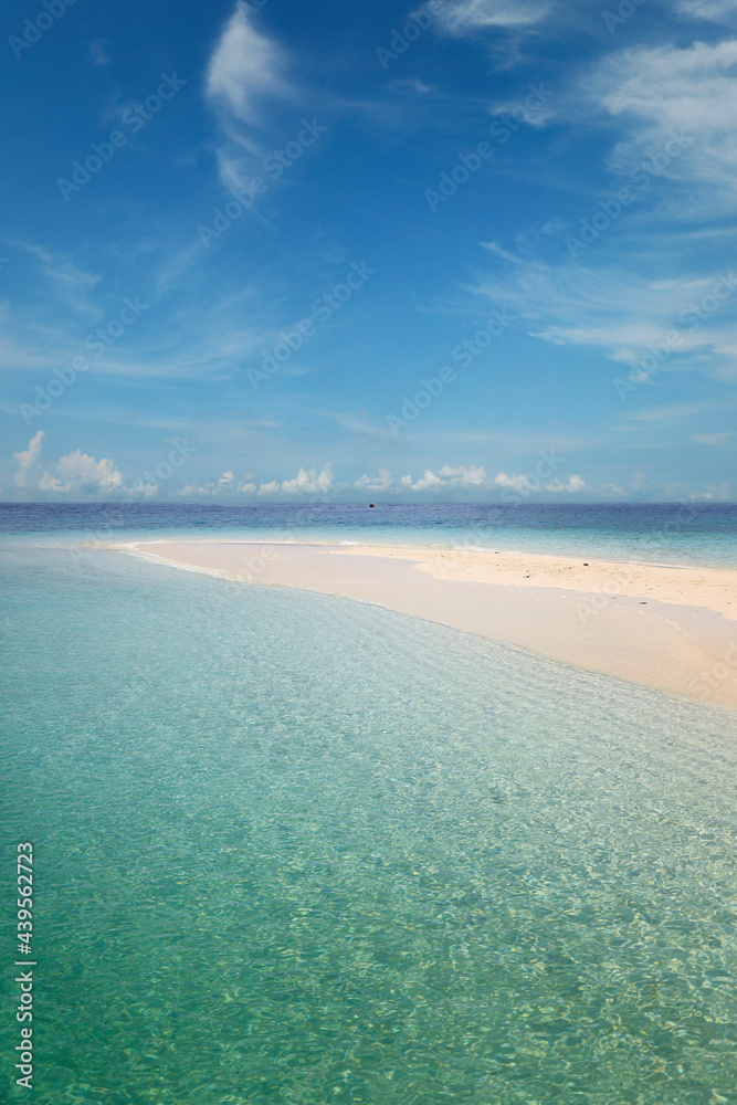 white sand beach in the  andaman sea 