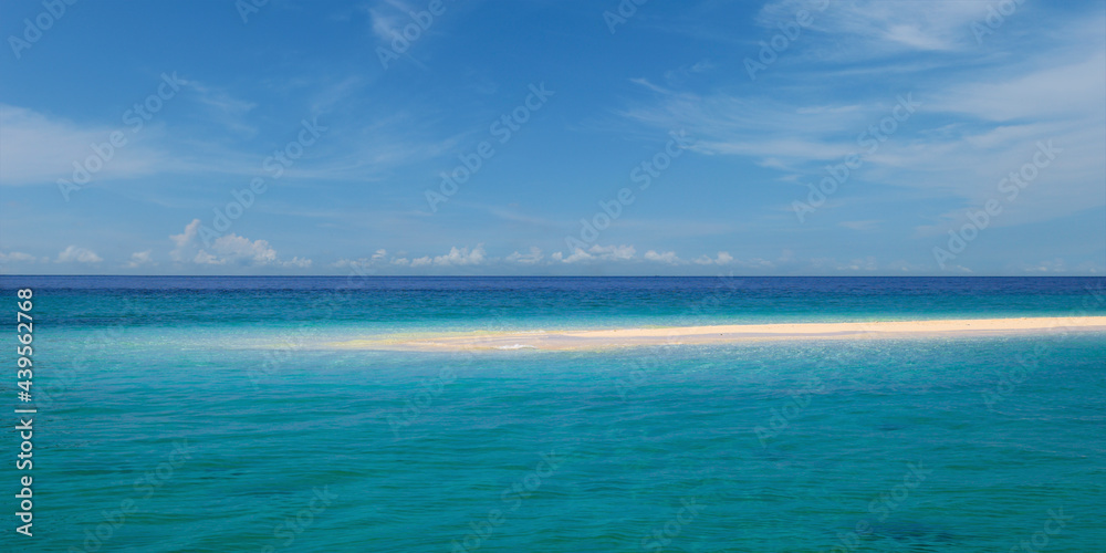 white sand beach in the  andaman sea 