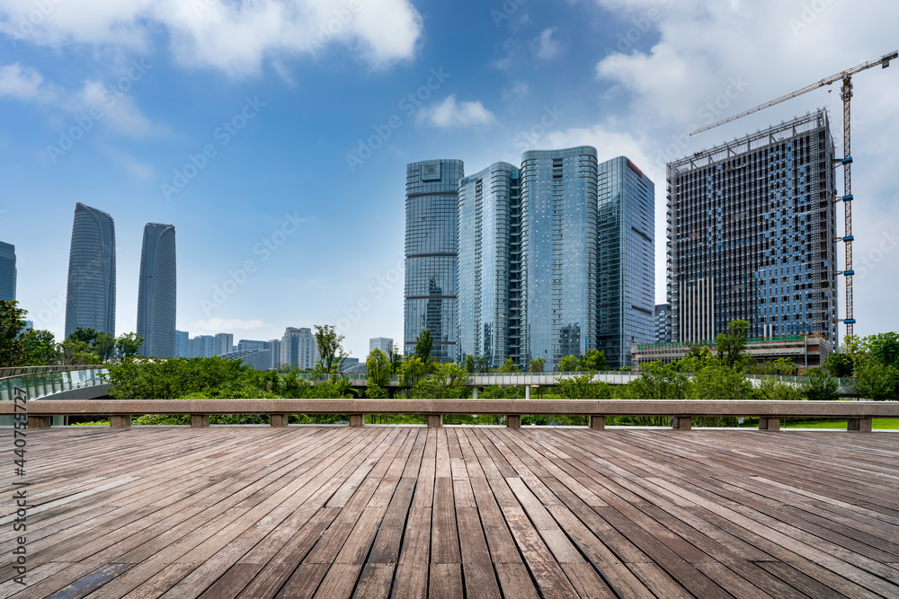 四川成都金融中心建筑景观街景