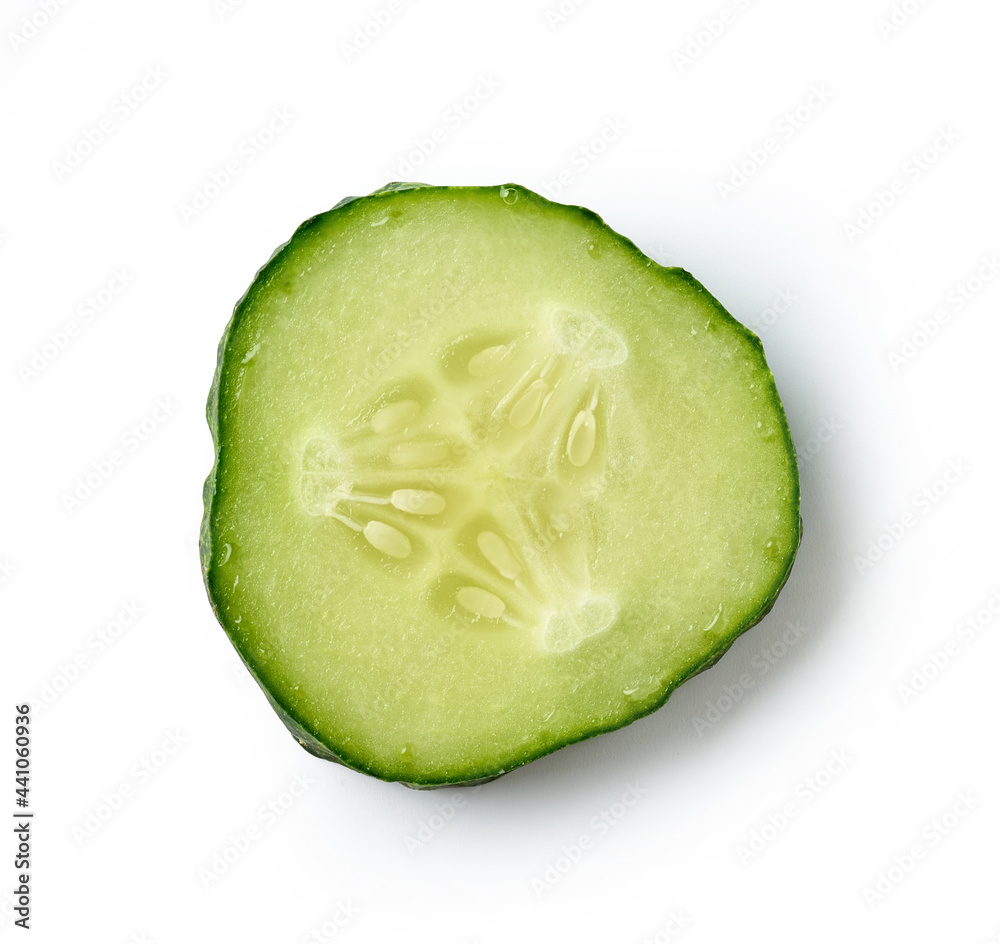 fresh raw cucumber slice