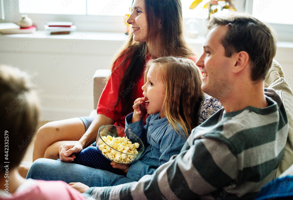 Family spending time together