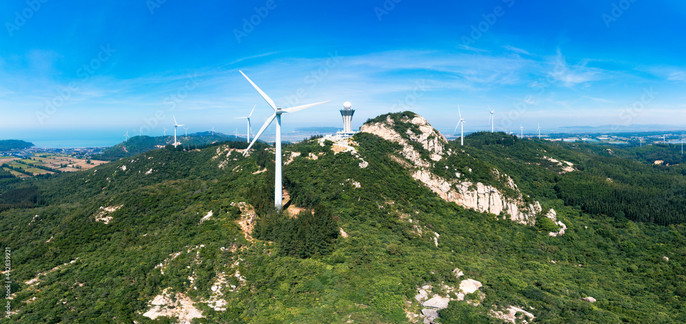 中国福建省漳州市东山岛风车山