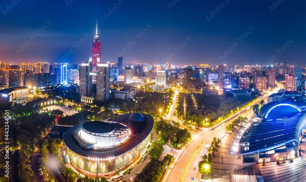 常州城市建筑景观夜景