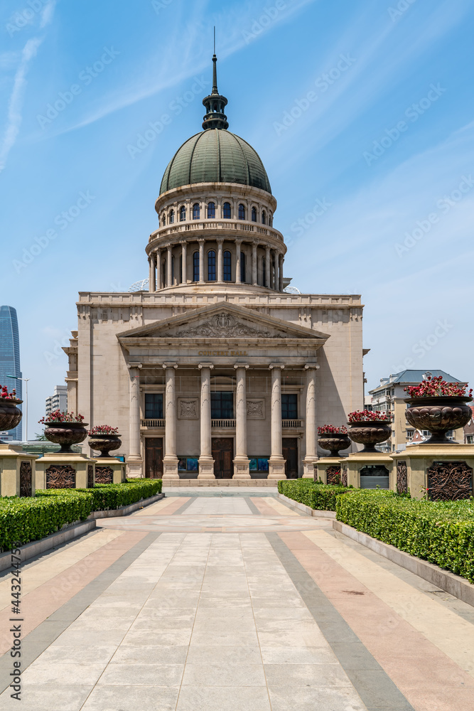 天津小白楼中心街区建筑景观