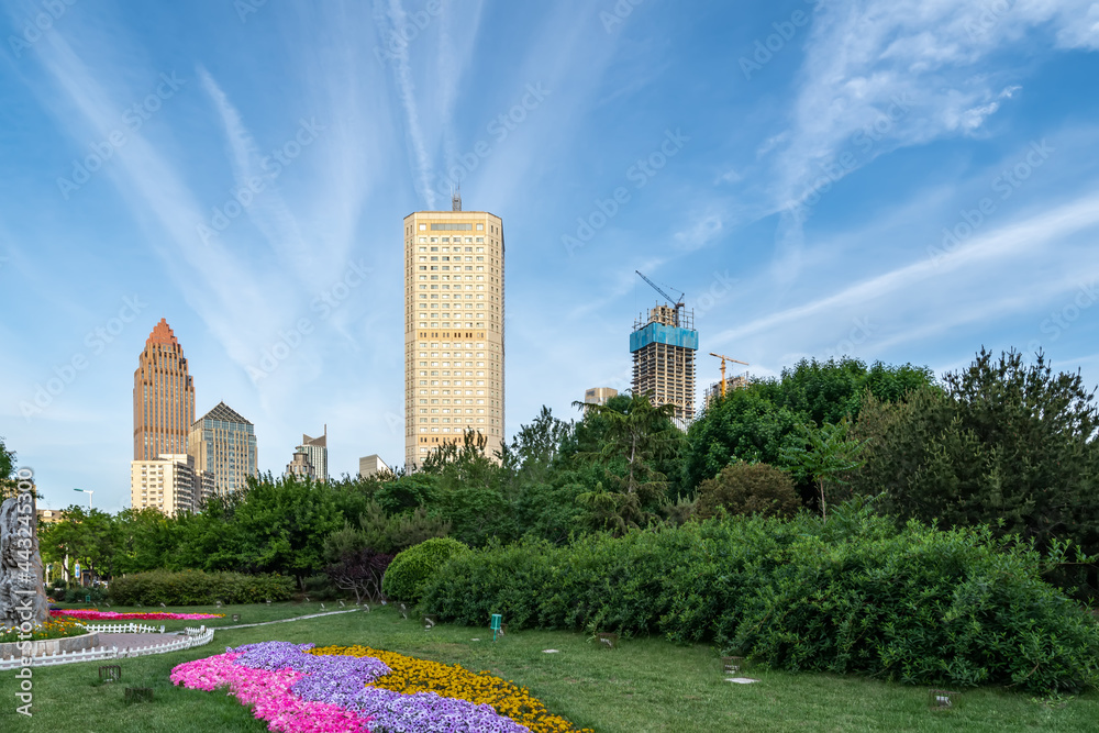 Tianjin modern city architectural landscape