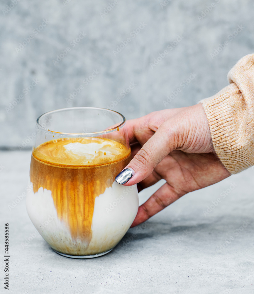 Woman enjoying coffee on the weekend