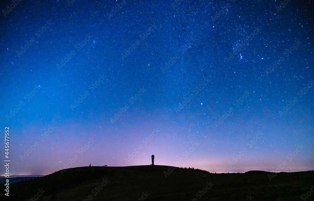 星空璀璨，夜空景观