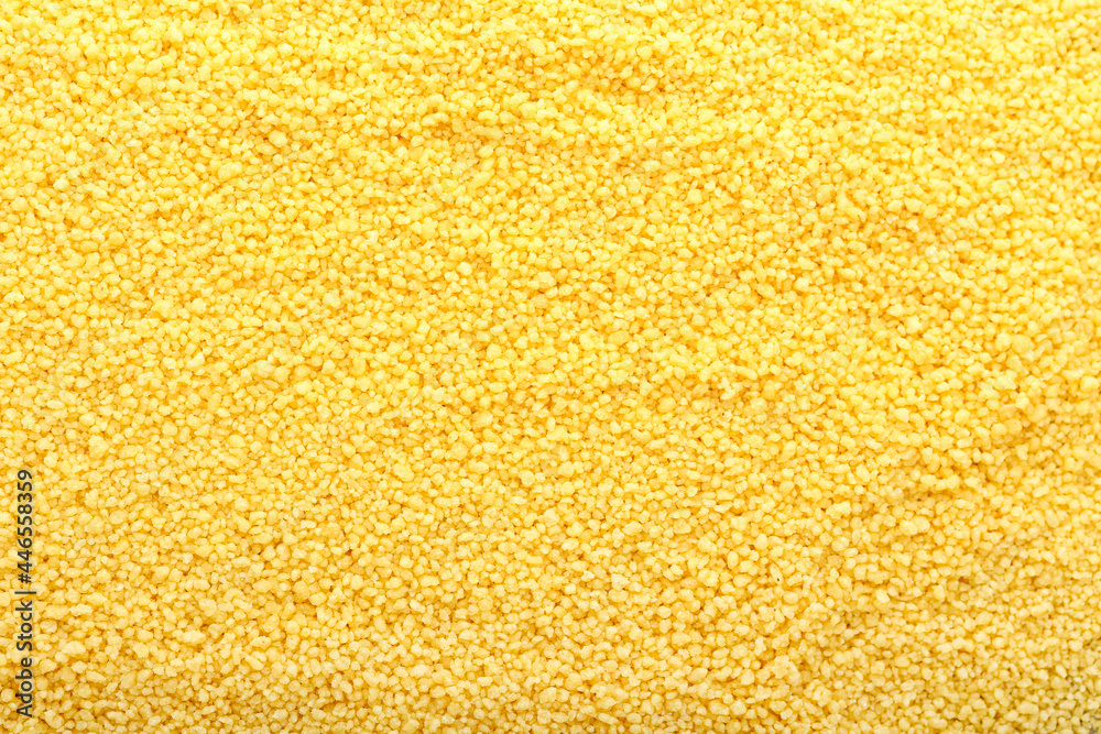 Tasty couscous as background, closeup