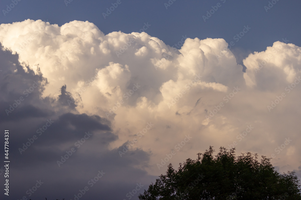 heavy clouds before the rain