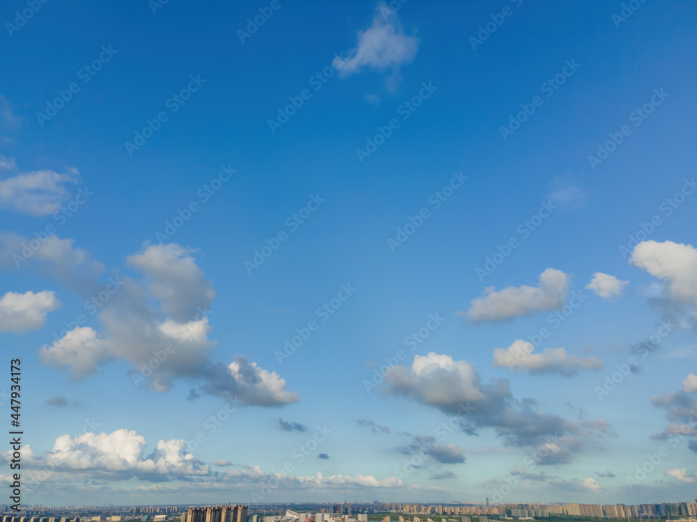 户外天空日落云景观