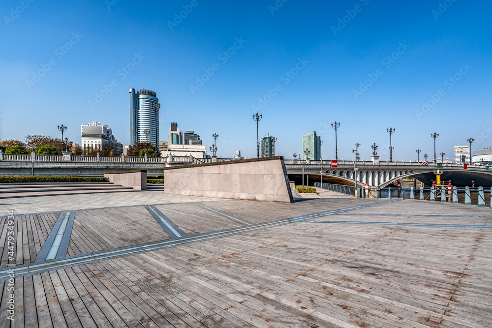 宁波三江口城市景观街景