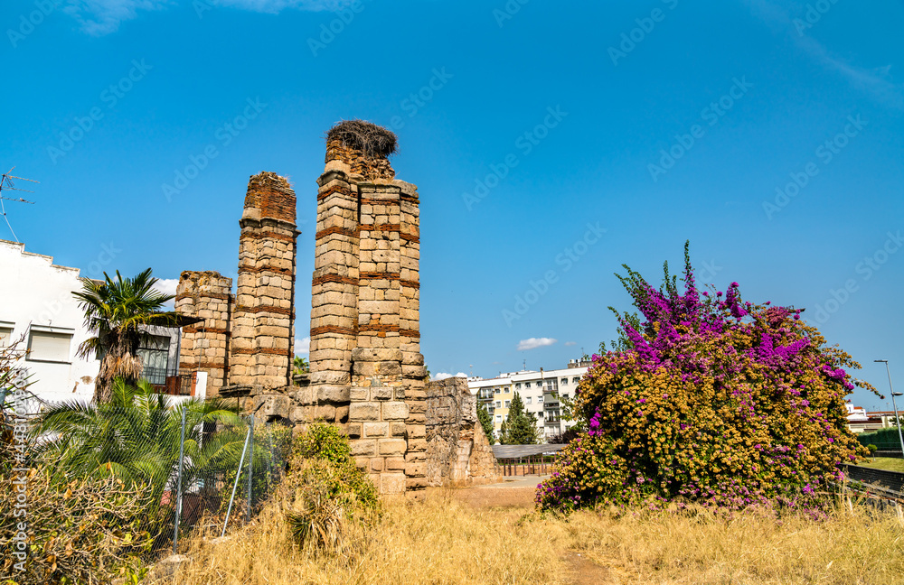 San Lazaro aqueduct in Merida, Spain