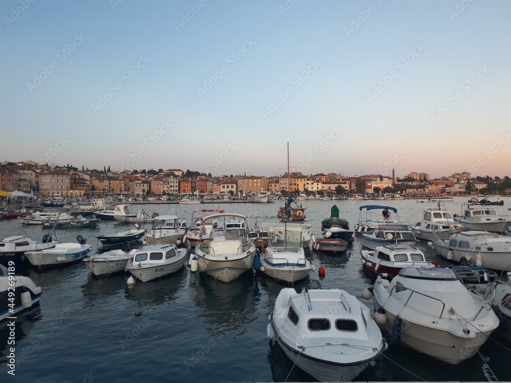 Hafen in der Kroatischen Küstenstadt Rovinj