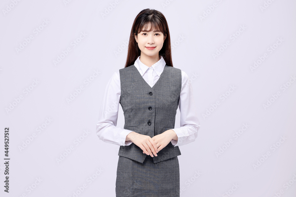 Asian beauty in professional suit