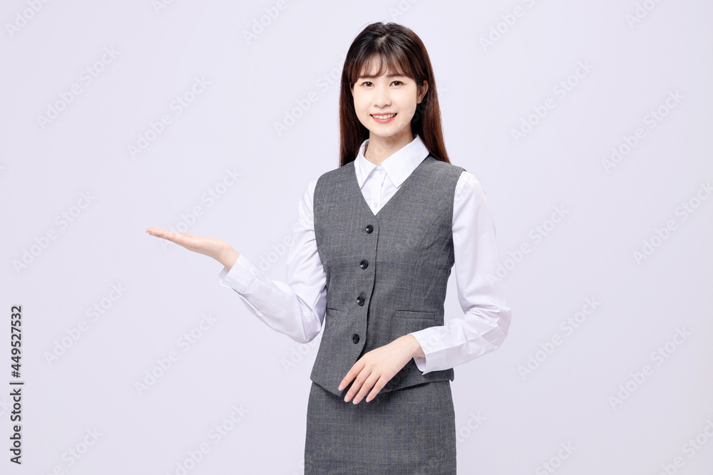 Asian beauty in professional suit