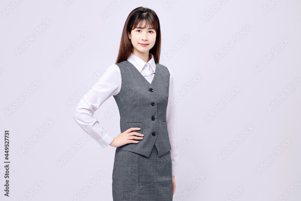 Asian beauty in professional suit