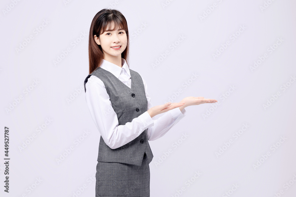 Asian beauty in professional suit