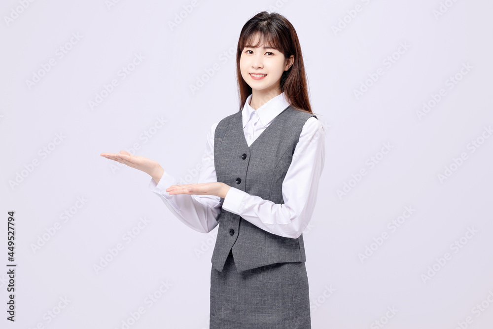 Asian beauty in professional suit