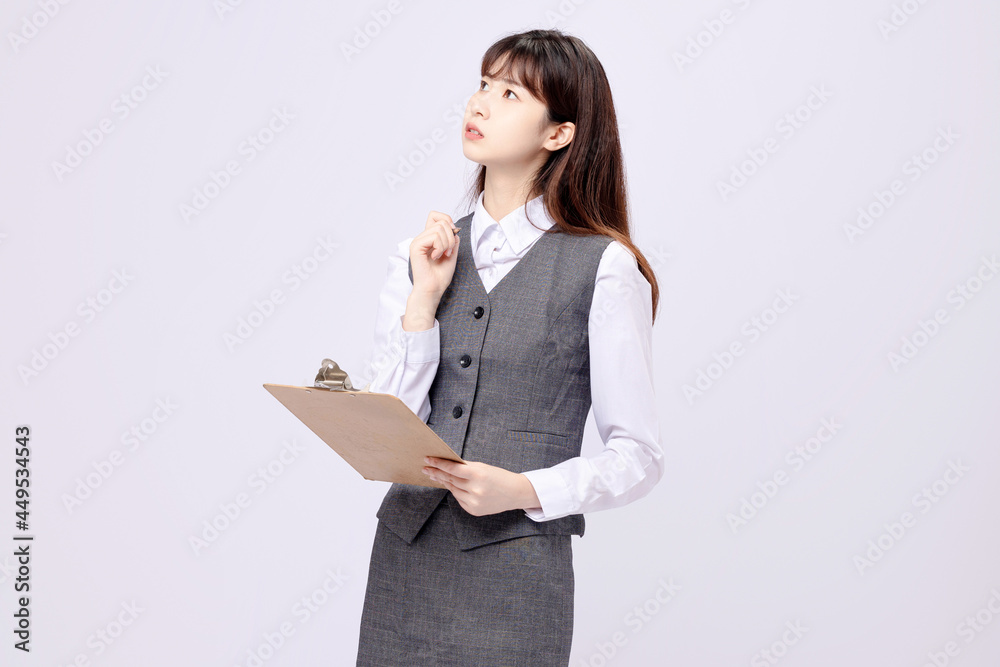 Asian beauty in professional suit