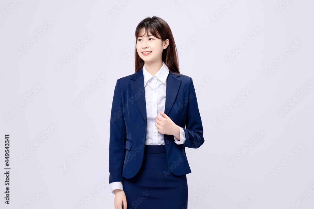 Asian beauty in professional suit