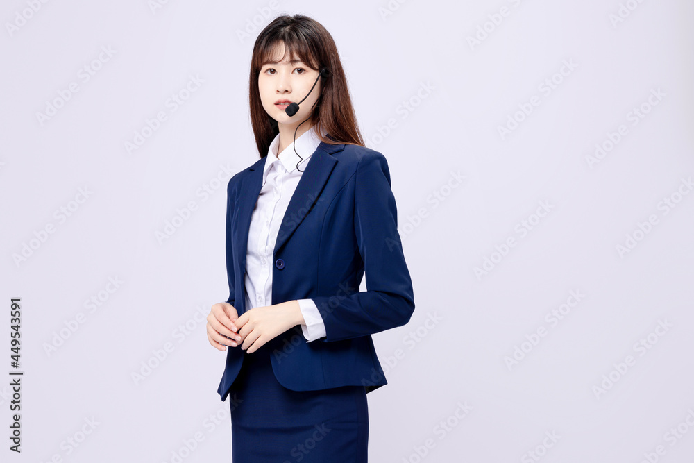 Asian beauty in professional suit