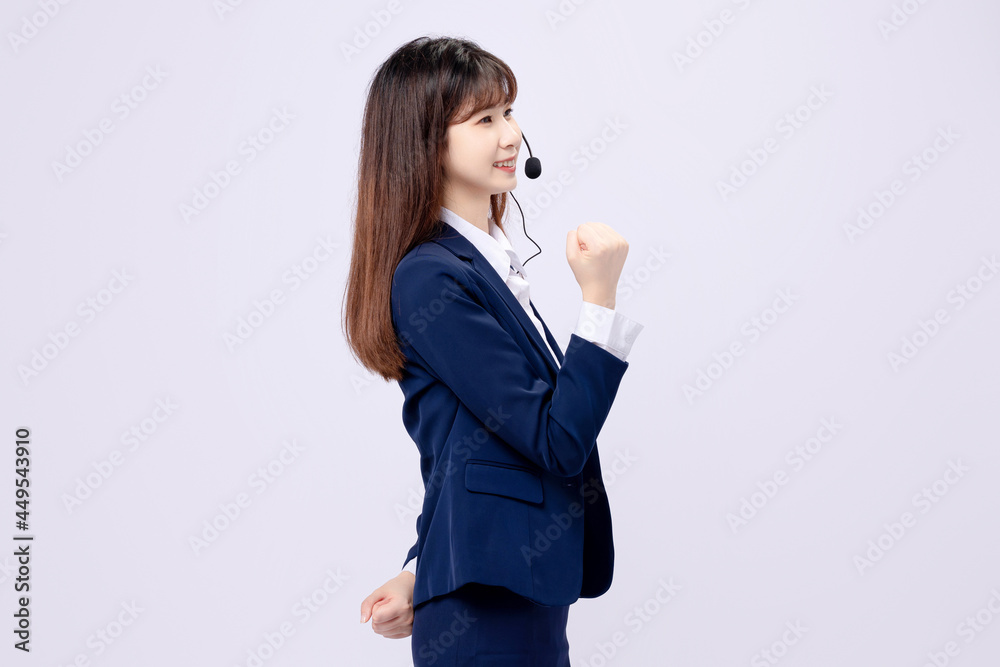 Asian beauty in professional suit