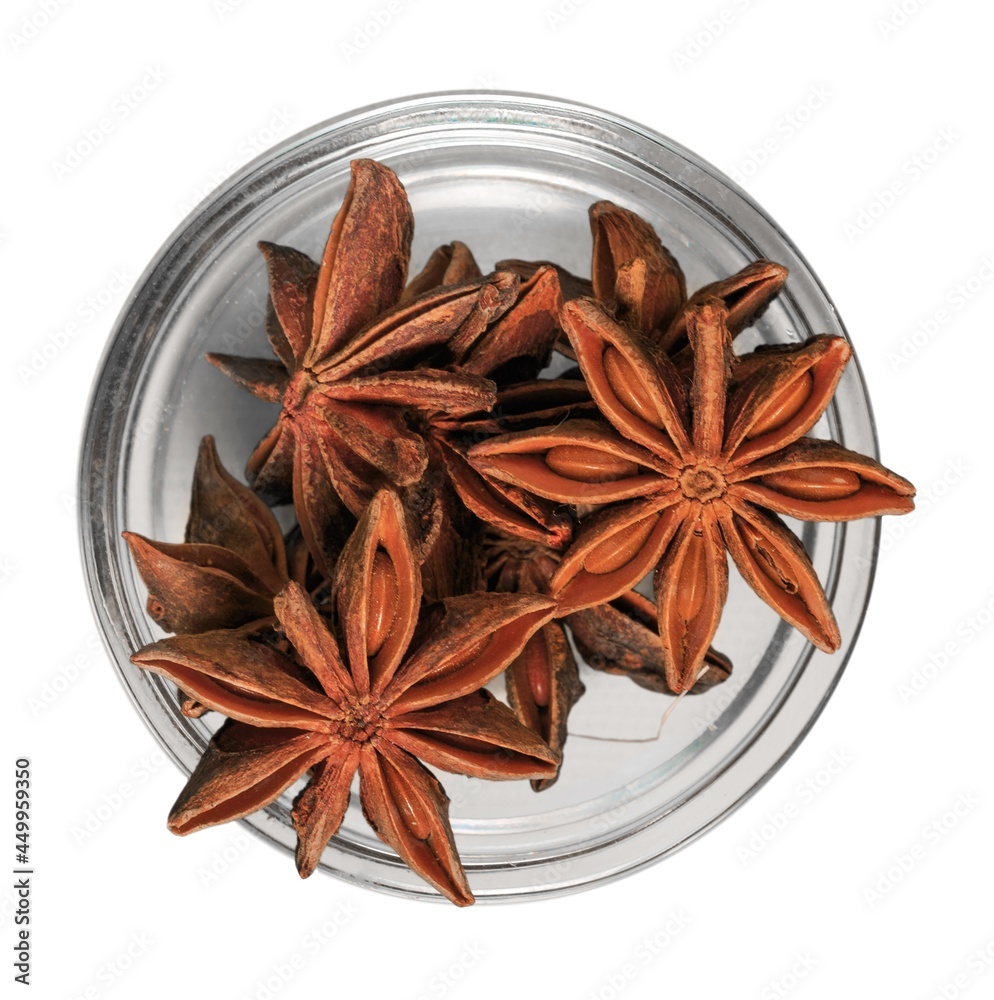 Spices in a plate.