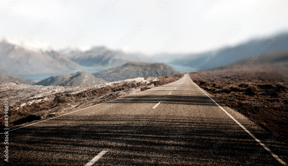 景观控制道路旅游目的地乡村概念