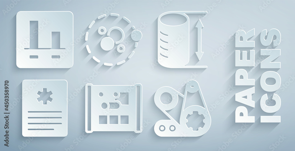 Set Graphing paper for engineering, Height geometrical figure, Patient record, Timing belt kit, Atom