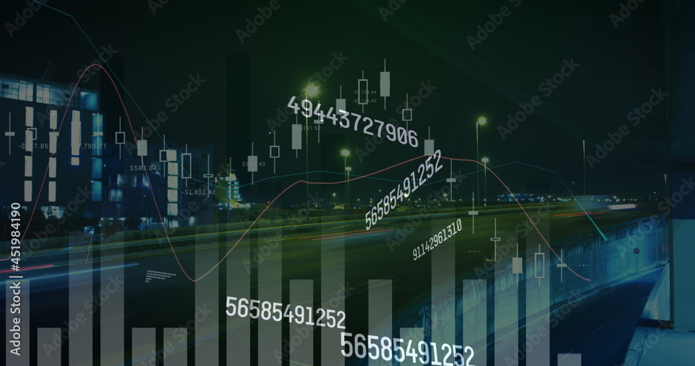 针对夜间城市交通的金融数据处理数字图像